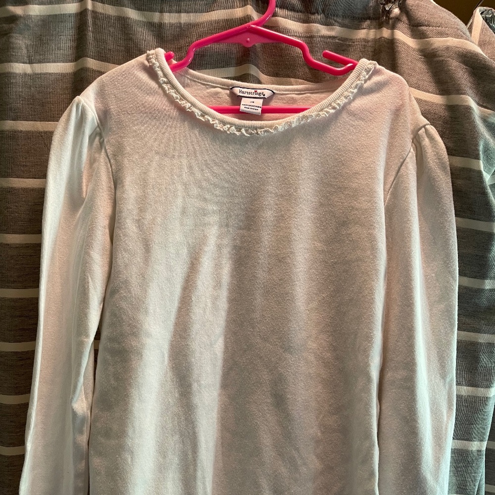Hartstrings girls cream top
